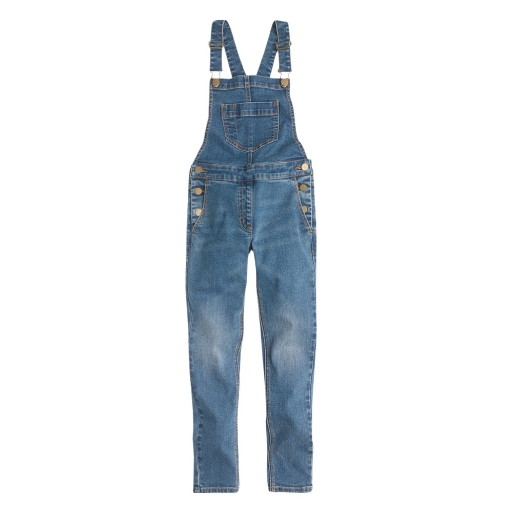 JCrew Girls' stretch-denim overall 🔥. Item# 0113
